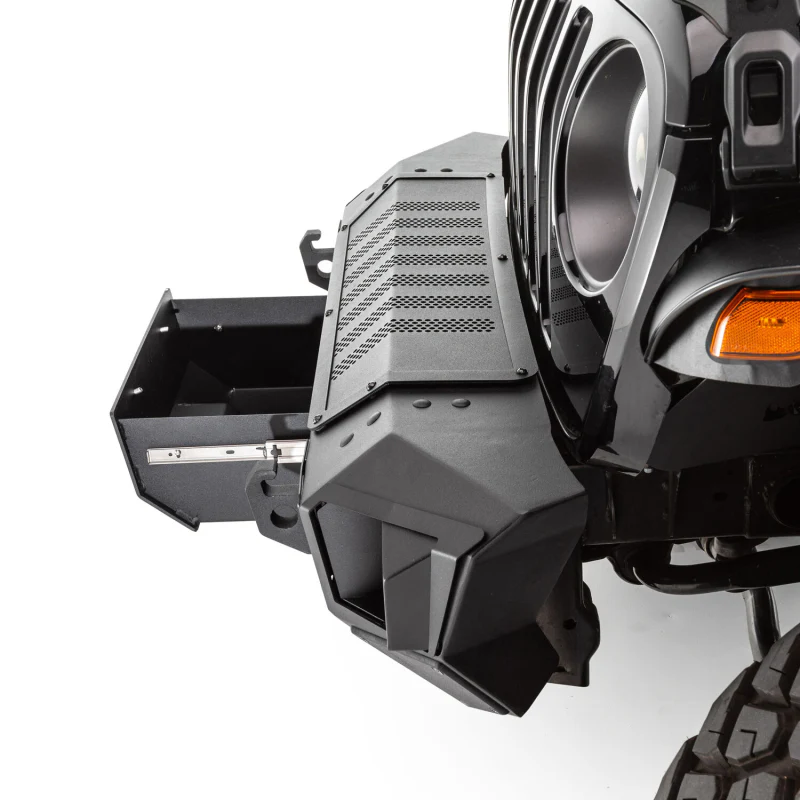 Go Rhino Trailline Winch Ready Front Stubby Bumper For Jeep Model 230111T - Image 4