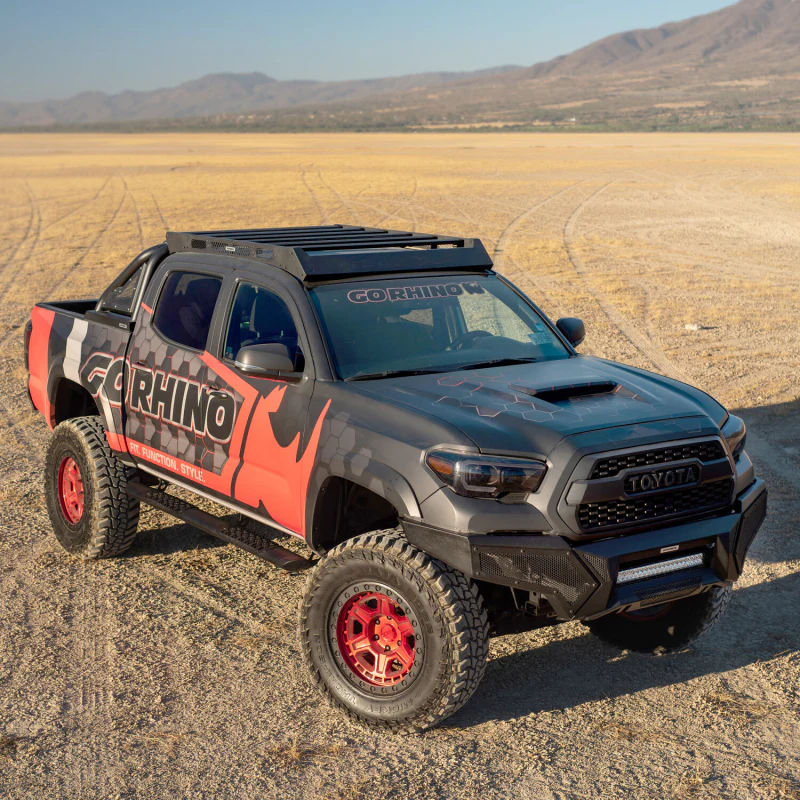 Go Rhino V-Series V3 Aluminum Step Nerf Bars and Mounting Brackets Kit Model V3442987T - Image 5