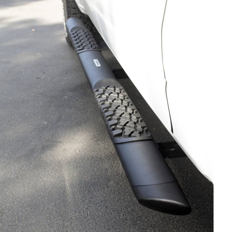 Go Rhino V-Series V3 Aluminum Step Nerf Bars and Mounting Brackets Kit Textured Black Model V3306880T - Image 6