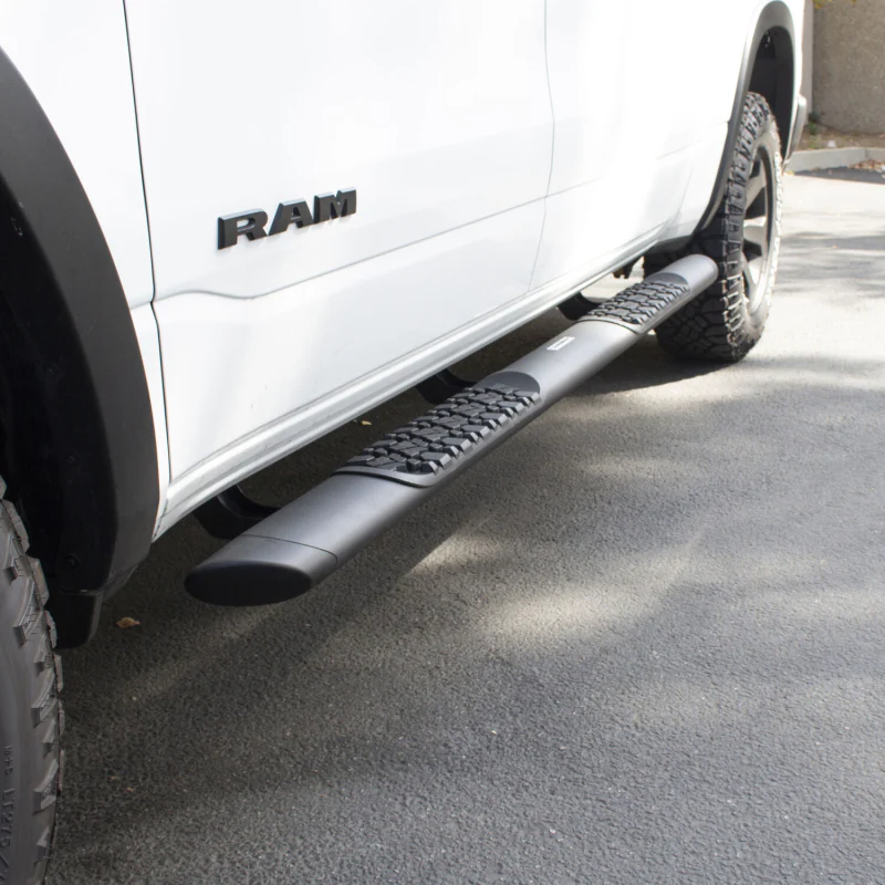 Go Rhino V-Series V3 Aluminum Step Nerf Bars and Mounting Brackets Kit Textured Black Model V3430687T - Image 5