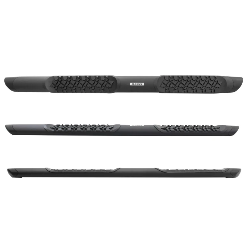 Go Rhino V-Series V3 Aluminum Step Nerf Bars and Mounting Brackets Kit Textured Black Model V3450568T - Image 4