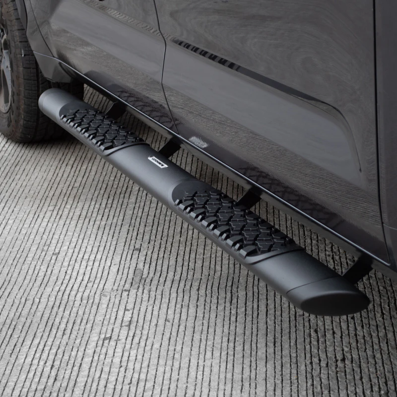 Go Rhino V-Series V3 Aluminum Step Nerf Bars with Mounting Brackets Kit Textured Black Model V3443974T - Image 4