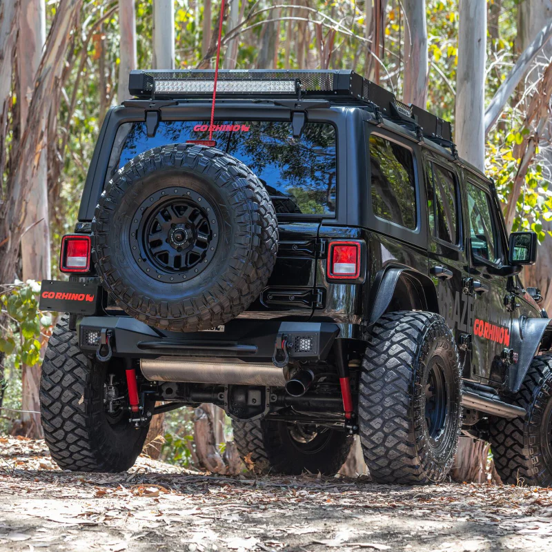 Go Rhino XE Rear Hard Top Light Mount for Jeep JL/JT Fits 3" Cube, up to 40" LED bar Model 599501T - Image 5
