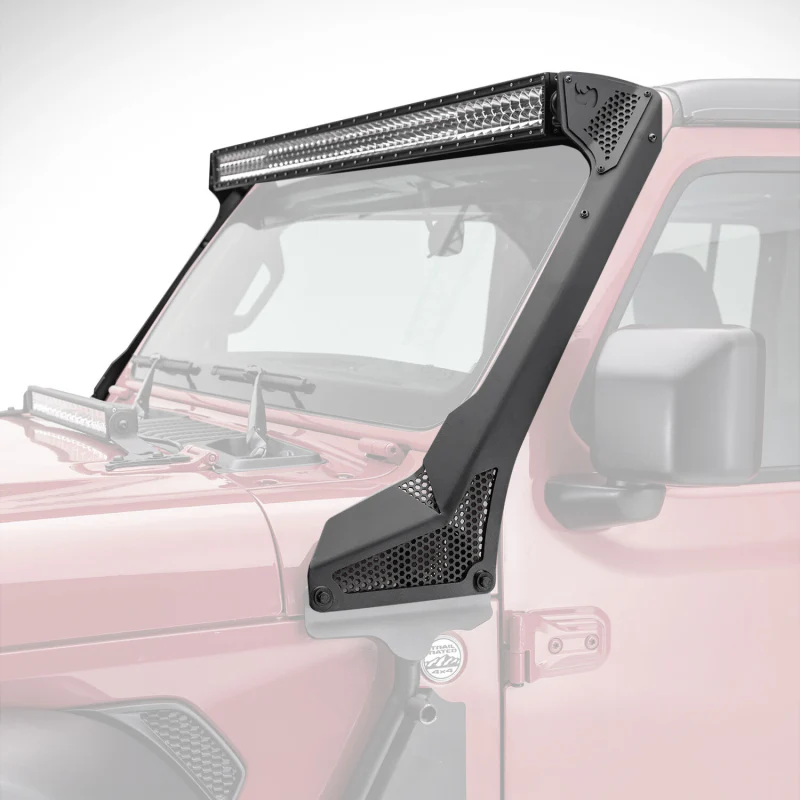 Go Rhino XE Windshield Light Mount for Jeep Wrangler JL/Gladiator JT, fits 50" Light Bar Model 730500T - Image 7