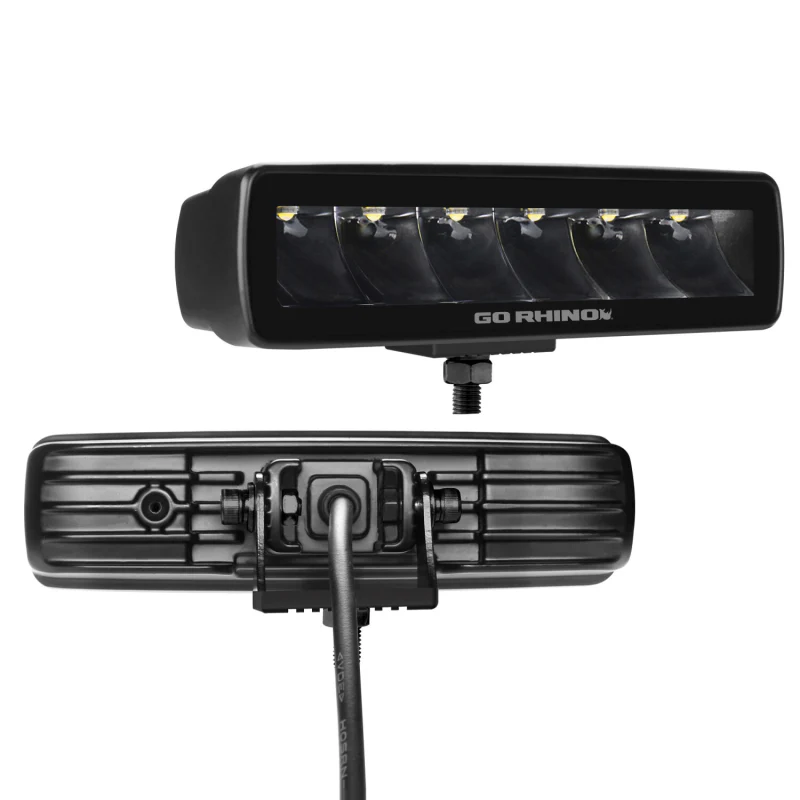 Go Rhino Xplor Blackout Series Sixline LED Spot Lights Model 750300621SBS - Image 4