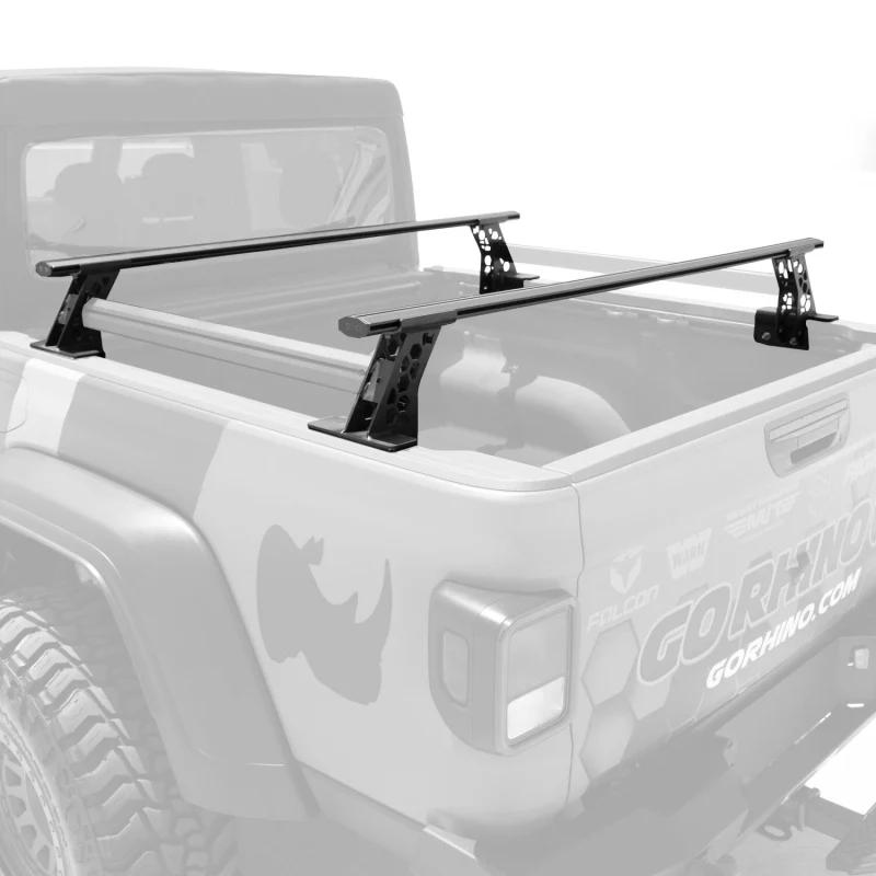 Go Rhino XRS Cross Bars - Truck Bed Rail Kit for Mid-Sized Trucks without Tonneau Covers Model 5935000T - Image 10