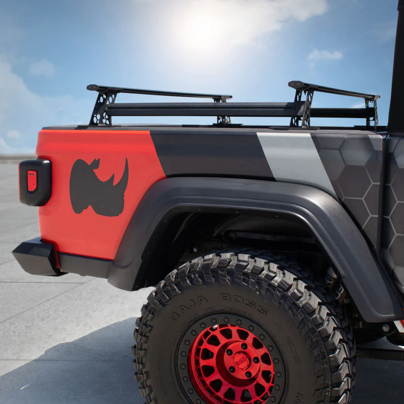 Go Rhino XRS Cross Bars - Truck Bed Rail Kit for Mid-Sized Trucks without Tonneau Covers Model 5935000T - Image 11