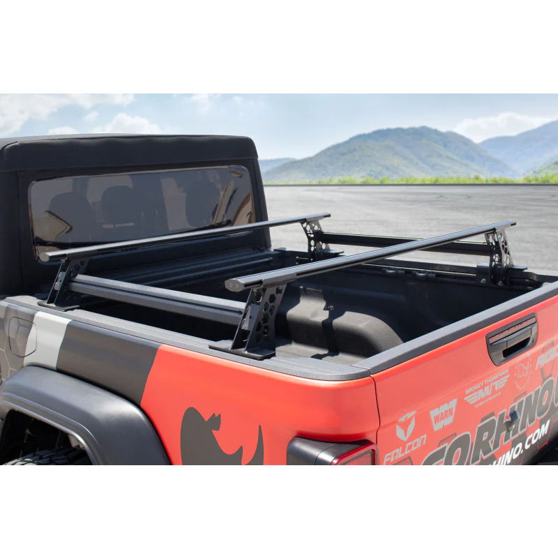Go Rhino XRS Cross Bars - Truck Bed Rail Kit for Mid-Sized Trucks without Tonneau Covers Model 5935000T - Image 12