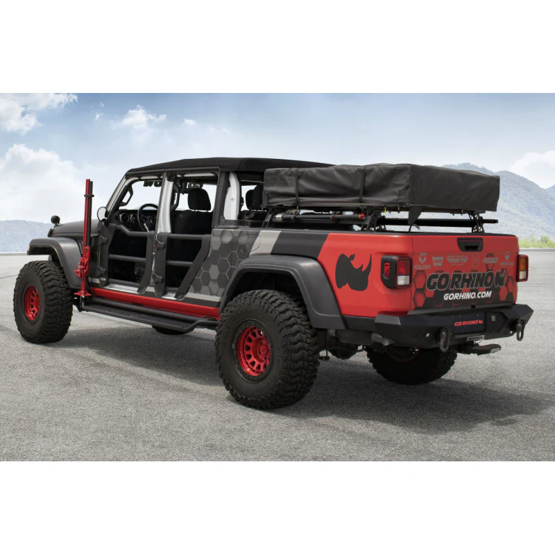 Go Rhino XRS Cross Bars - Truck Bed Rail Kit for Mid-Sized Trucks without Tonneau Covers Model 5935000T - Image 14