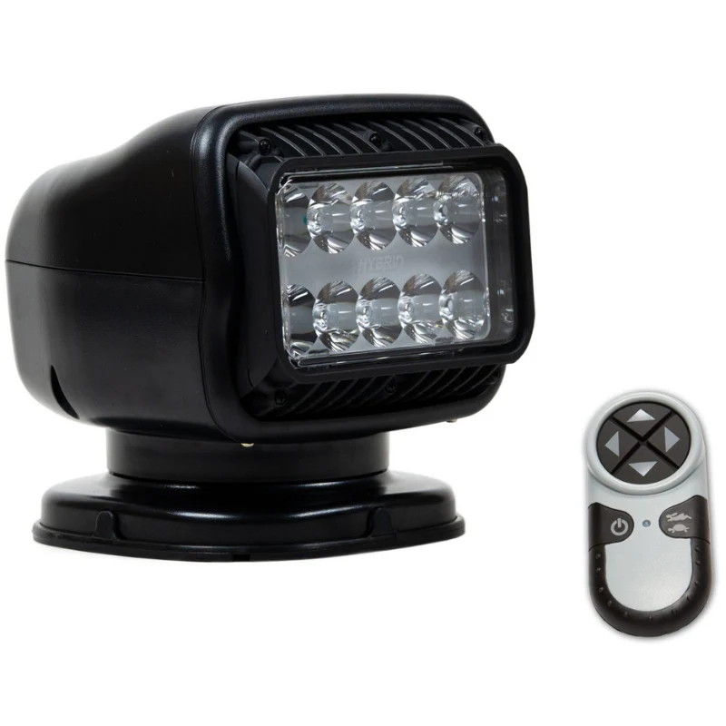 Golight GT Spot Light LED Hybrid Permanent Mount Wireless Handheld Remote Black Model 20218GT