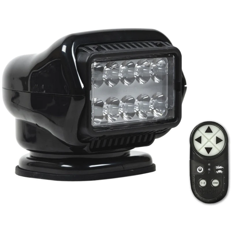 Golight Stryker Spot Light LED Hybrid Permanent Mount Wireless Handheld Remote Mount Black Model 30518ST