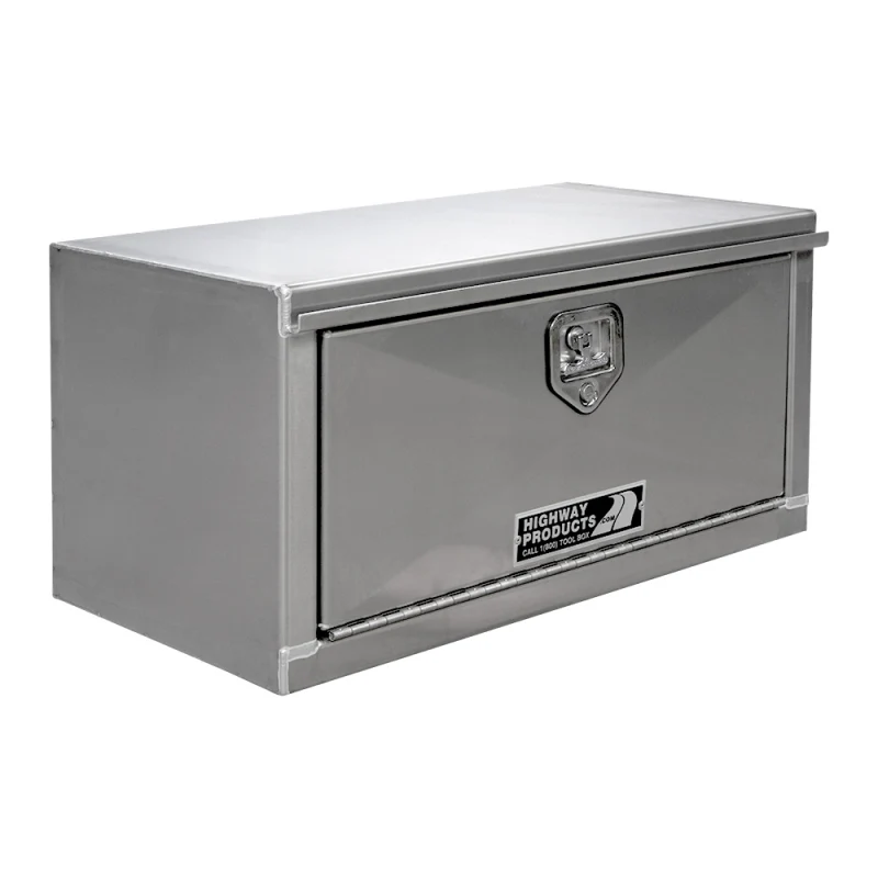 Highway Product 30 X 18 X 18 Underbody Box Smooth Aluminum Single Drop Door Model 0112-002