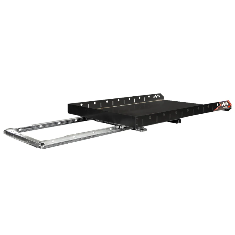Highway Products 1200 Pound Black Aluminum Bed Slide For Mid Size 6' Beds Model 4312-104-BK62