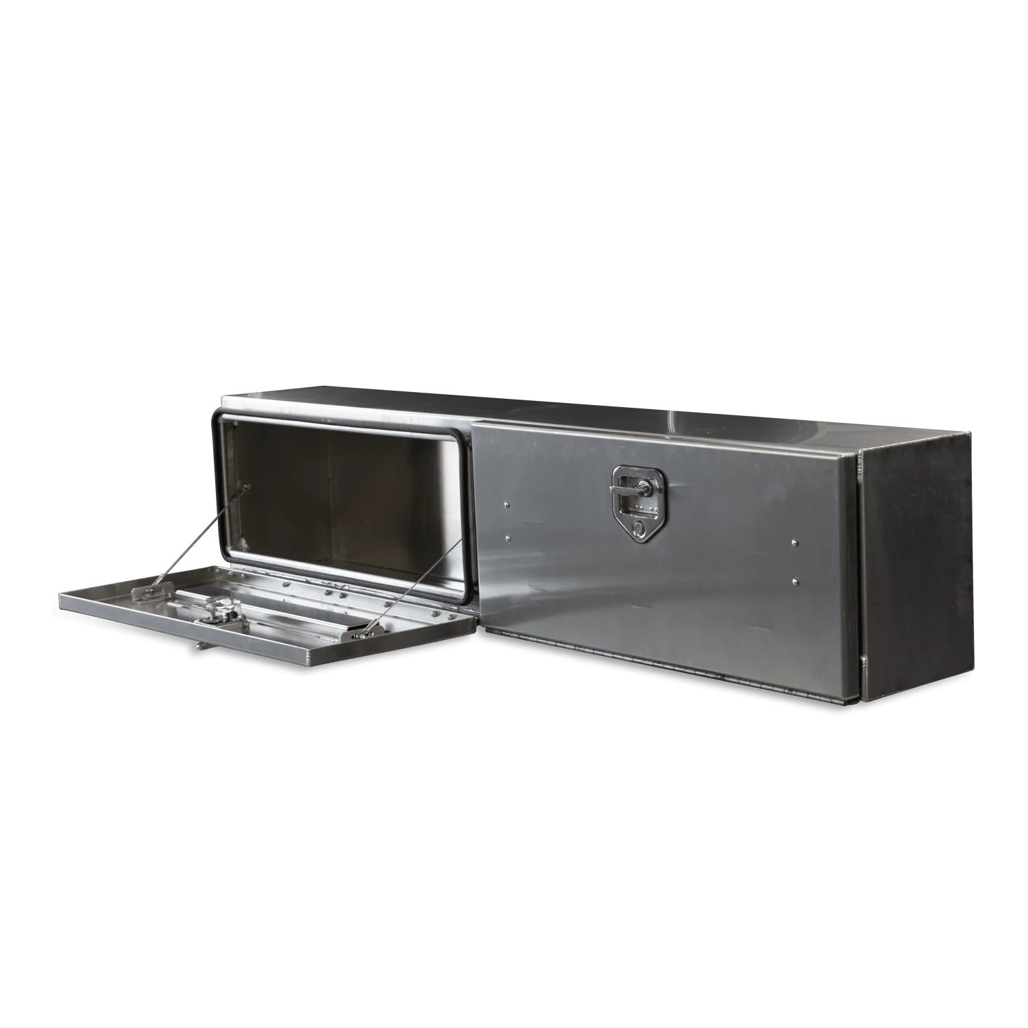Highway Products 72 X 16 X 13 Top Mount Tool Box With Smooth Aluminum Door Smooth Aluminum Base 3813-009