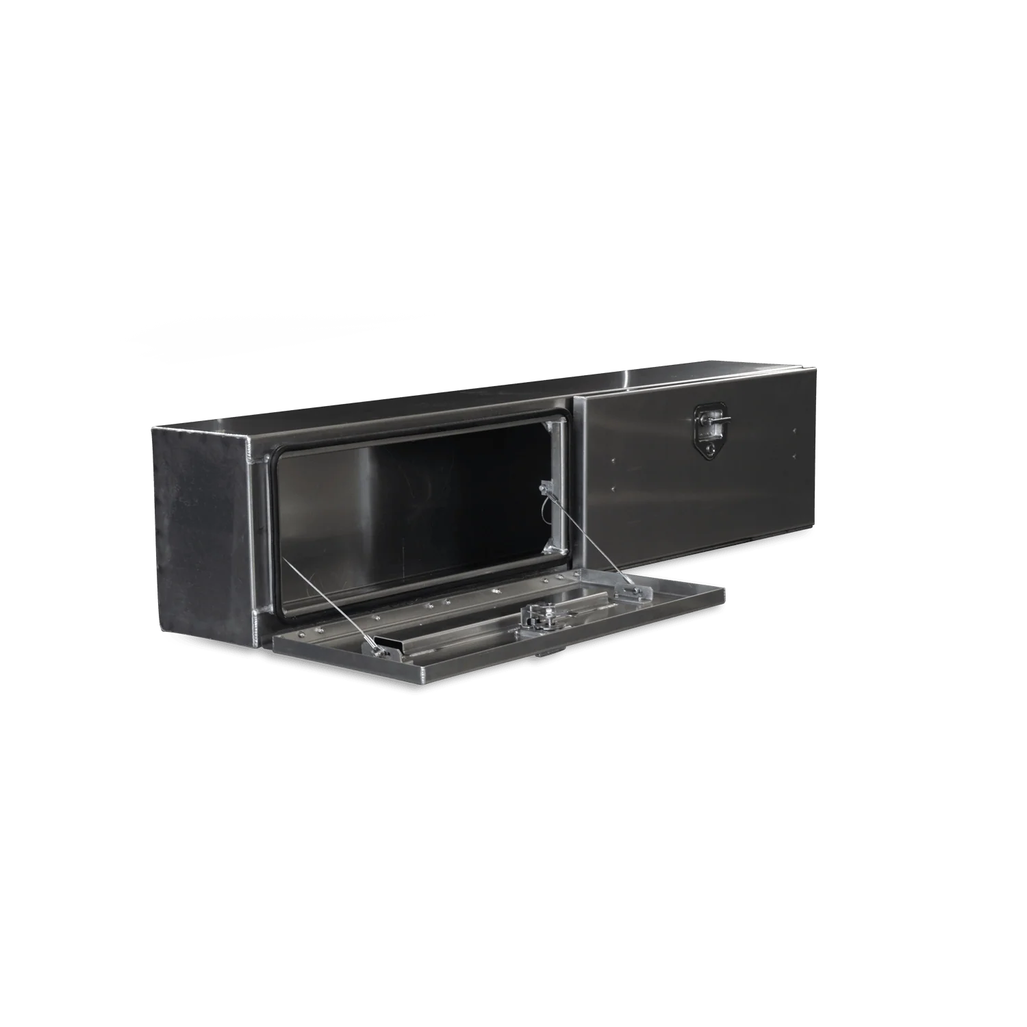 Highway Products 96 X 16 X 13 Top Mount Tool Box With Smooth Aluminum Door Smooth Aluminum Base 3813-017