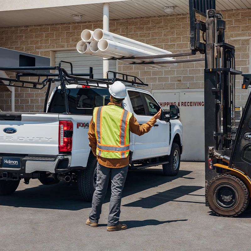 Holman Pro Rack Full Kit - Platform Bodies, Forklift Loadable, 8' Body, Extended Cab Model 2PBF8E - Image 3