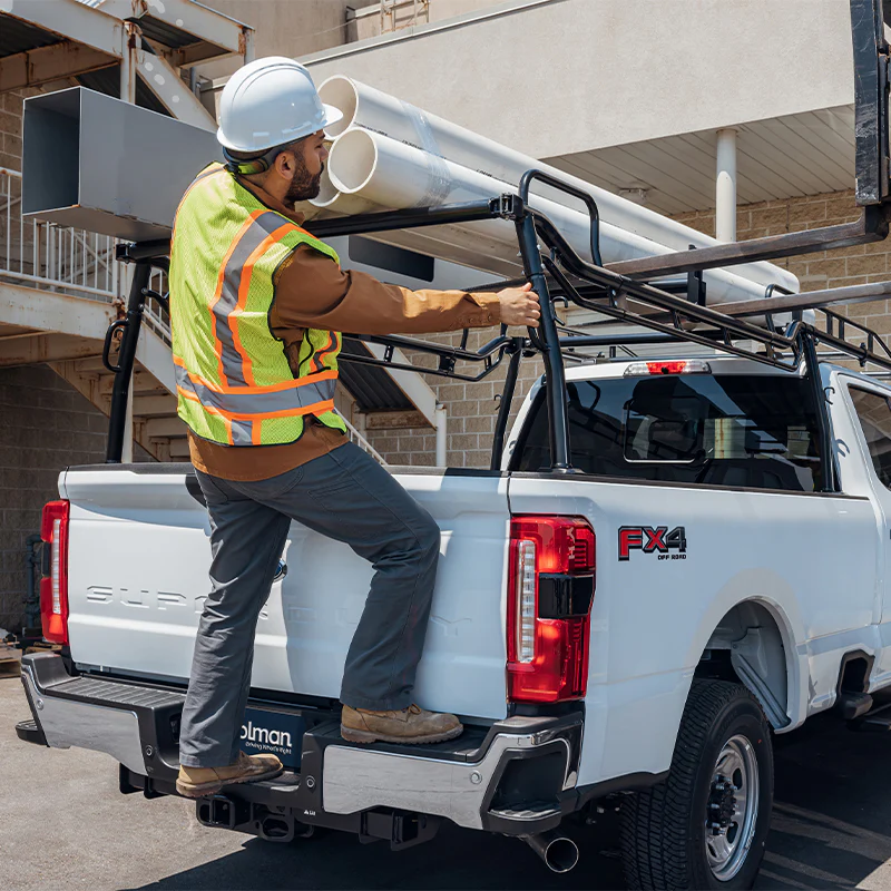 Holman Pro Rack Full Kit - Platform Bodies, Forklift Loadable, 8' Body, Extended Cab Model 2PBF8E - Image 4