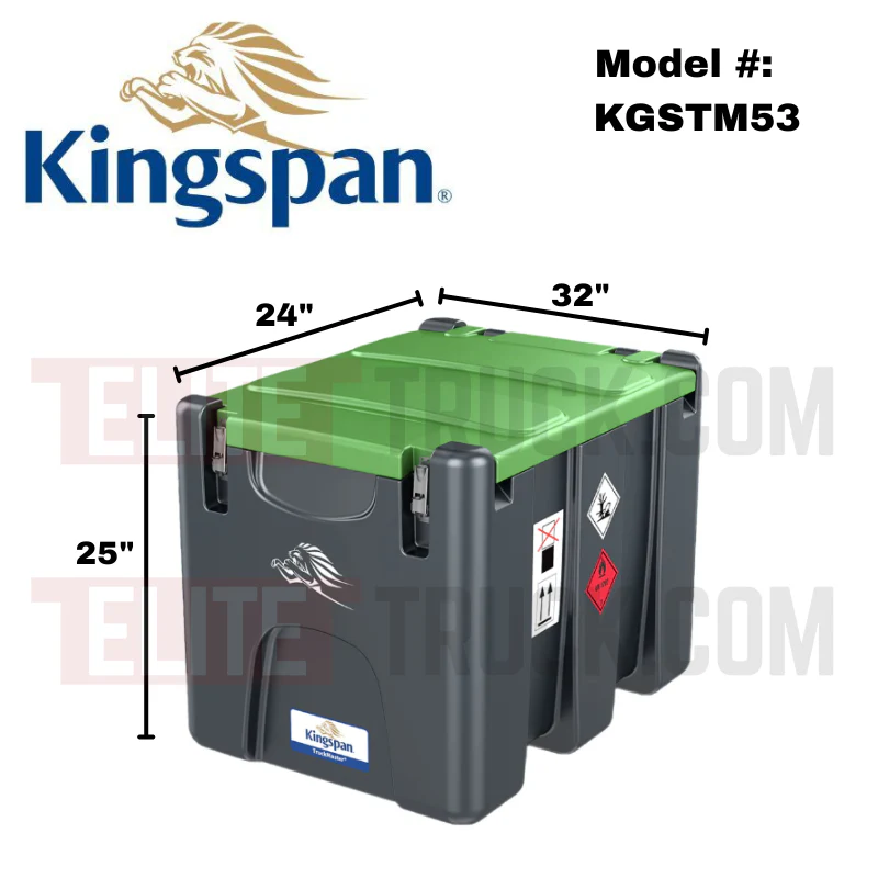 Kingspan TruckMaster® Portable Diesel Storage & Dispensing Tank 53 Gal Model TM53 - Image 2