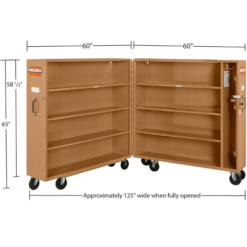 Knaack JOBMASTER™ Rolling Jobsite Cabinet Model 100-KL - Image 3