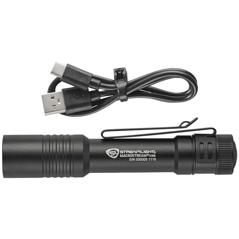 Streamlight MacroStream® USB Flashlight – Black SLI66320 - Image 2