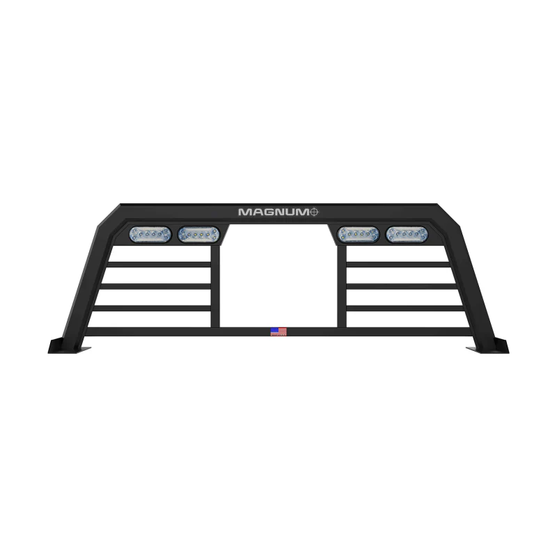Magnum Truck Racks Headache Rack High Pro Window Bars Matte Black Model 221HPBRG1NB