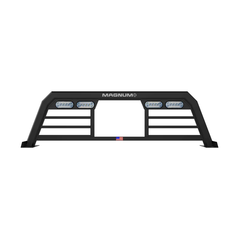 Magnum Truck Racks Headache Rack Low Pro Window Bars Matte Black Model 221LPBRG1TB