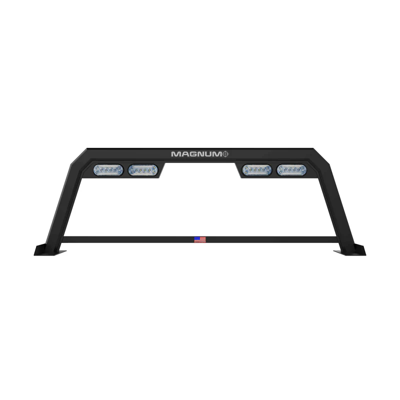 Magnum Truck Racks Headache Rack Pro High Vis Open Matte Black Model 217HPHPC3NB