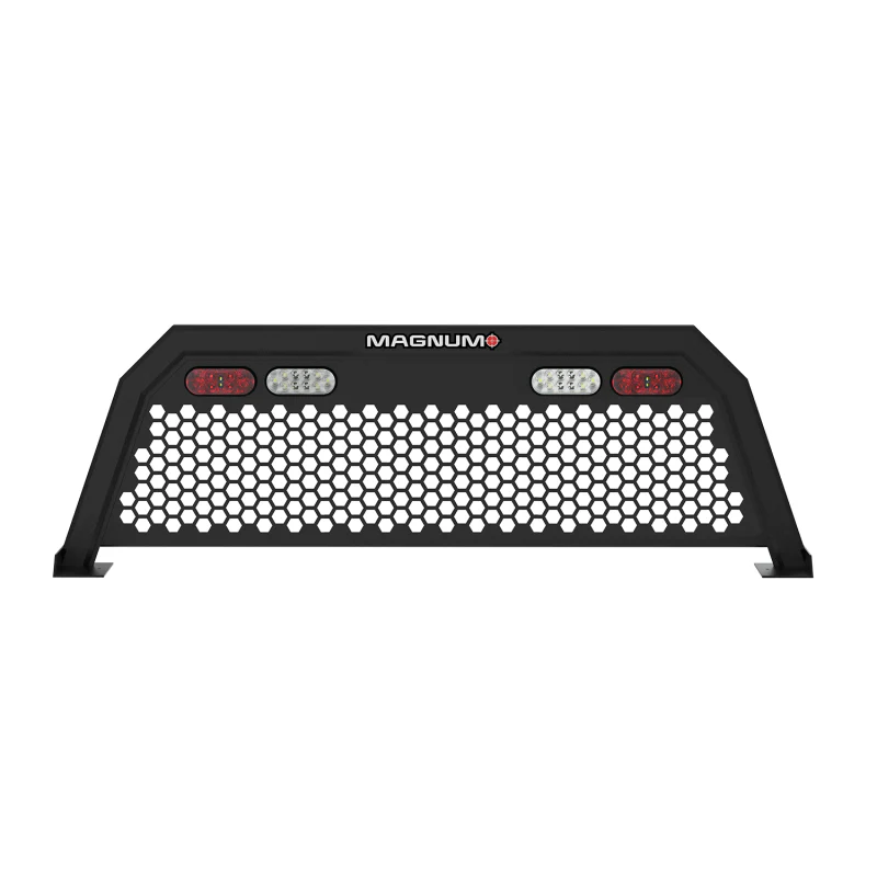 Magnum Truck Racks Headache Rack Regular Honeycomb Matte Black Model 223LPHCL2NB