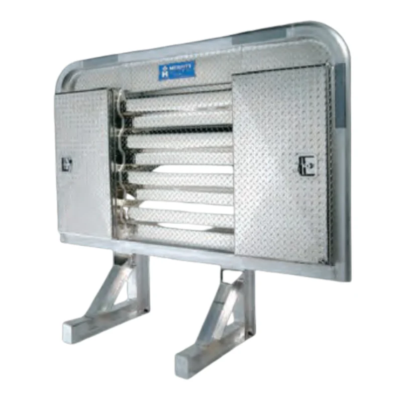 Merritt 68"X76" Dyna-Light Cab Rack Radius Corners Diamond Plate Panel Side Enclosures Model 318381