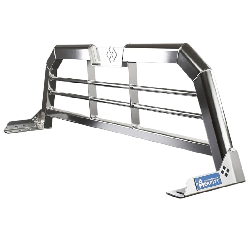 Merritt Headache Rack, Above Cab Horizonal Bar, 23" x 73", Gloss Aluminum Model 720406-432