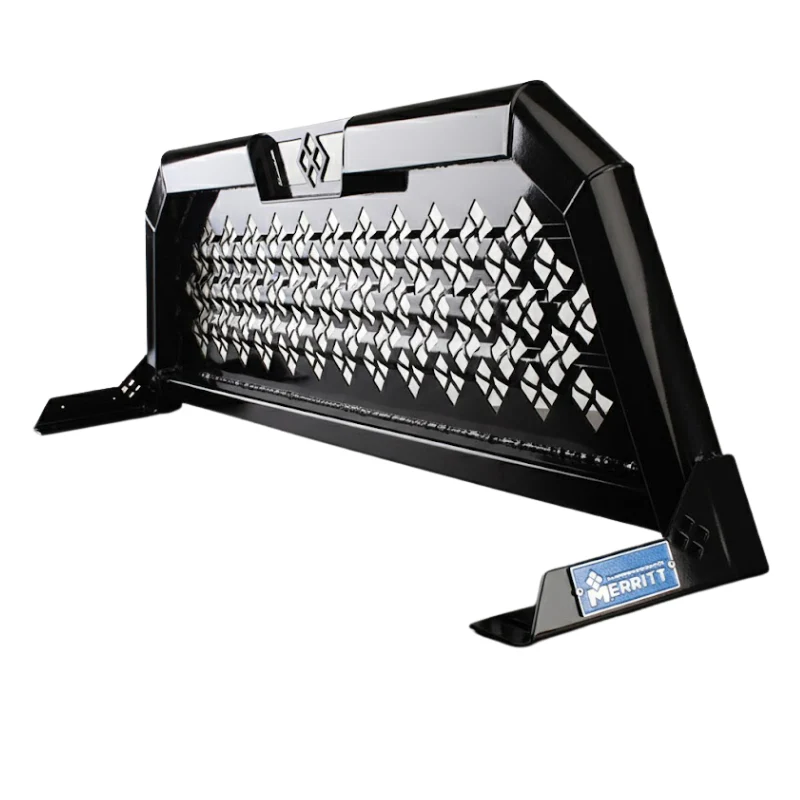 Merritt Headache Rack, Above Cab Punched Panel, 23" x 73", Gloss Black Model 720406-533
