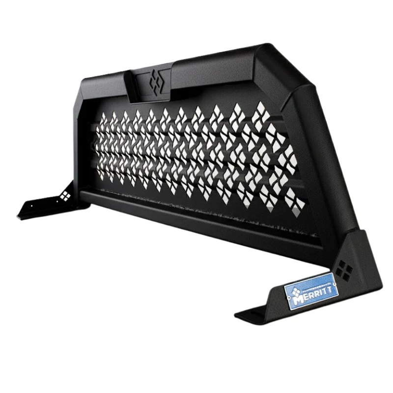 Merritt Headache Rack, Above Cab Punched Panel, 23" x 73", Textured Black Model 720406-536