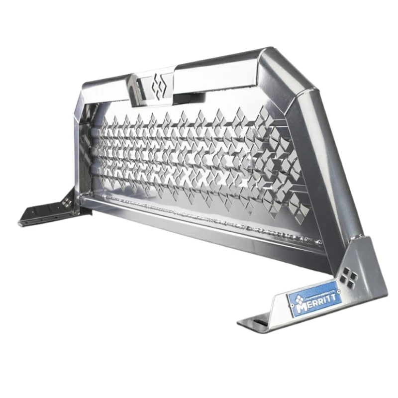 Merritt Headache Rack, Above Cab Punched Panel, 24" x 70", Gloss Aluminum Model 720234-532