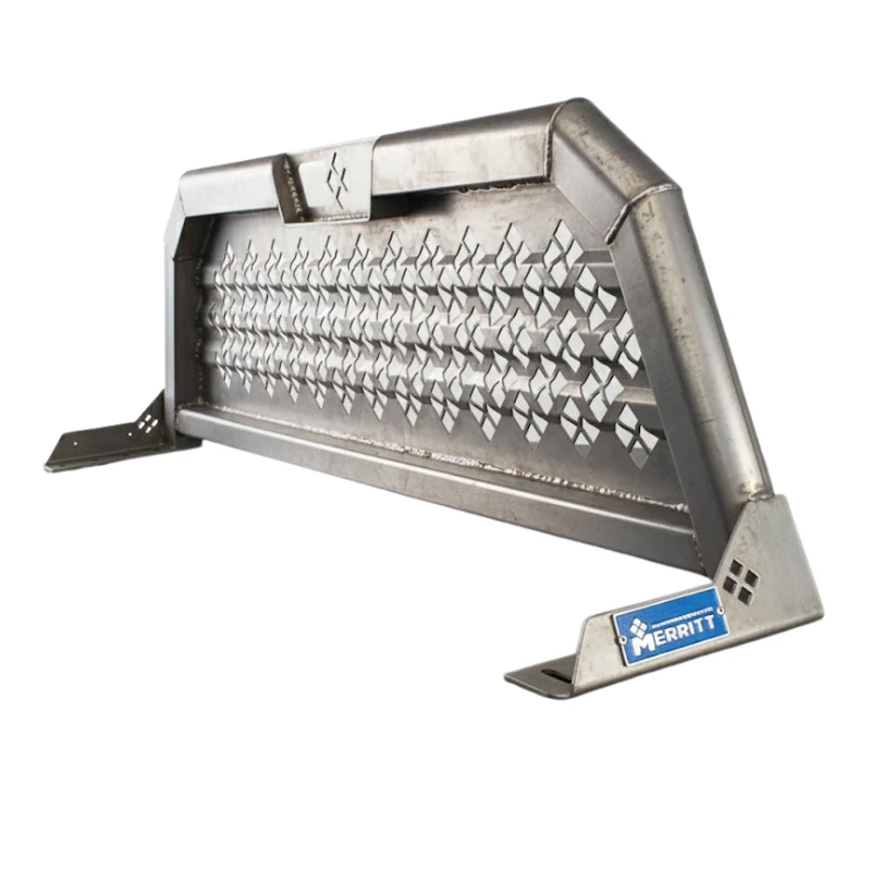 Merritt Headache Rack, Above Cab Punched Panel, 28" x 70", Bare Metal Model 720238-531