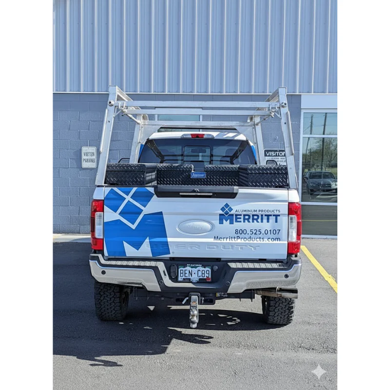 Merritt Ladder Rack, 12′ x 73″, Bare Metal Model 770114-101 - Image 3