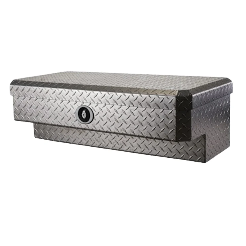 Merritt Side Mount Low Side Box, Diamond Plate Single, 18″ x 16″ x 72″, Bare Metal Model 710524-111