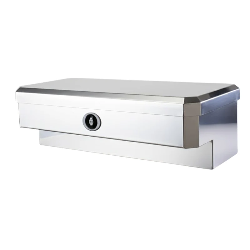 Merritt Side Mount Low Side Box, Smooth Single, 18″ x 16″ x 72″, Gloss Aluminum Model 710524-222