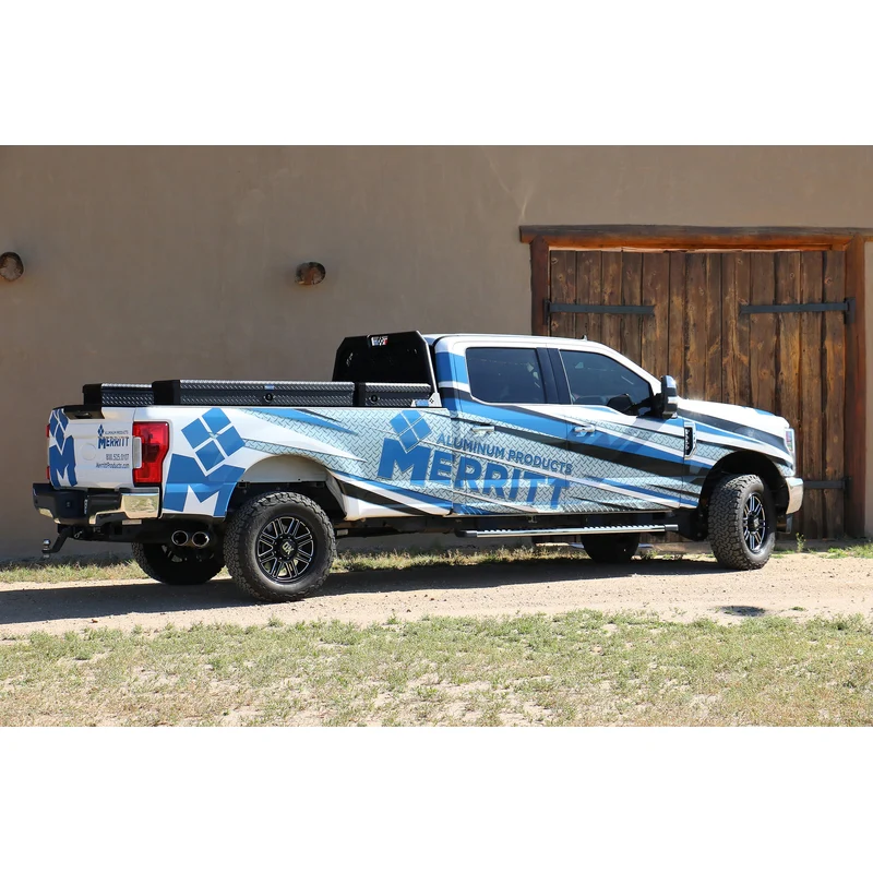 Merritt Side Mount Truck Box 18x16x36 Satin Black Diamond Plate Model 710521-114 - Image 3