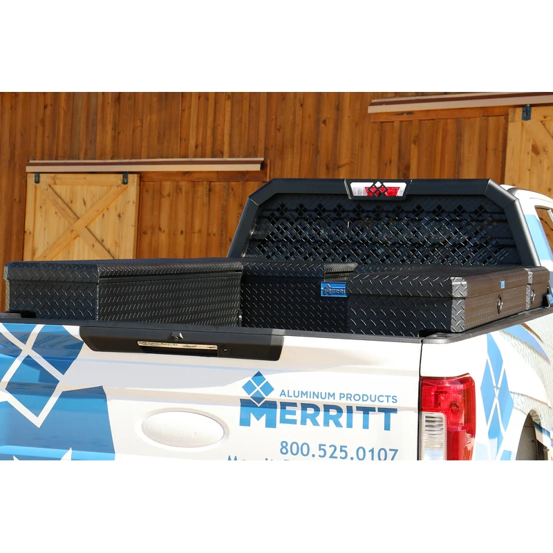 Merritt Side Mount Truck Box 18x16x36 Satin Black Diamond Plate Model 710521-114 - Image 5