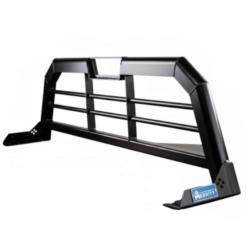 Merritt Textured Black Aluminum Headache Rack Horizontal Bar Cab High Select Ford F-250 F-350 Model 720208-136