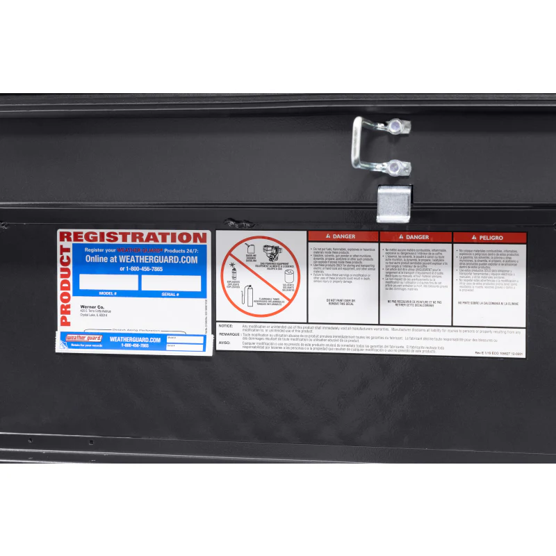 Weather Guard Crossover Tool Box Gray Aluminum Full Size Low Profile Model 121-6-04 - Image 13