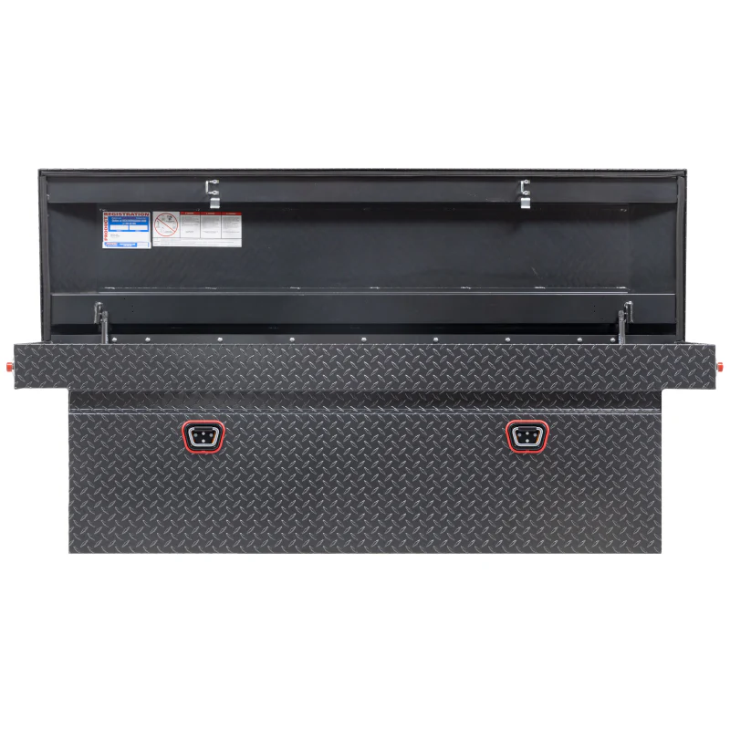 Weather Guard Crossover Tool Box Gray Aluminum Full Size Deep Model 123-6-04 - Image 3
