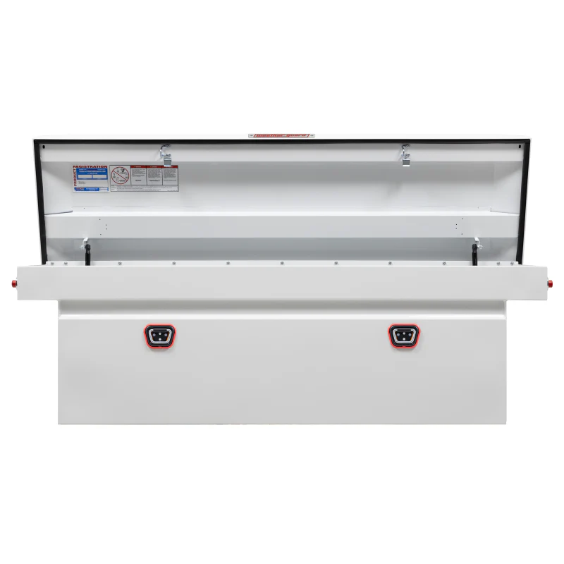 Weather Guard Crossover Tool Box White Steel Full Size Deep Model 128-3-04 - Image 3