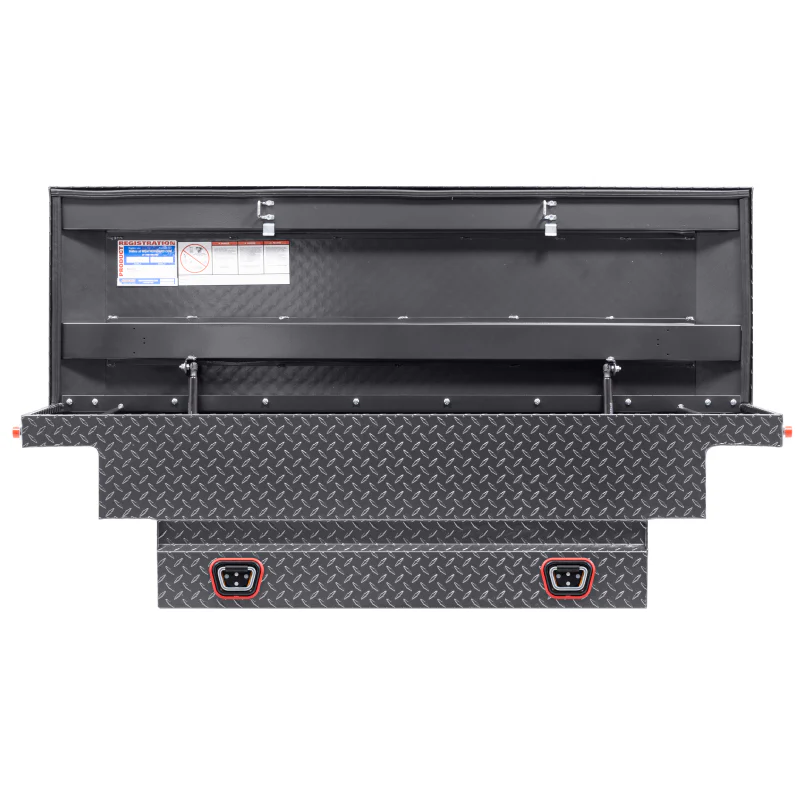 Weather Guard Crossover Tool Box Gray Aluminum Midsize Low Profile Model 131-6-04 - Image 3