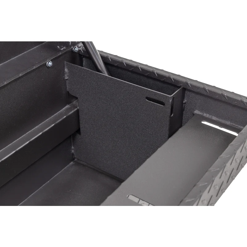 Weather Guard Side Mount Tool Box Low Profile Textured Matte Black Aluminum 41X17X13 Model 180-52-04 - Image 8