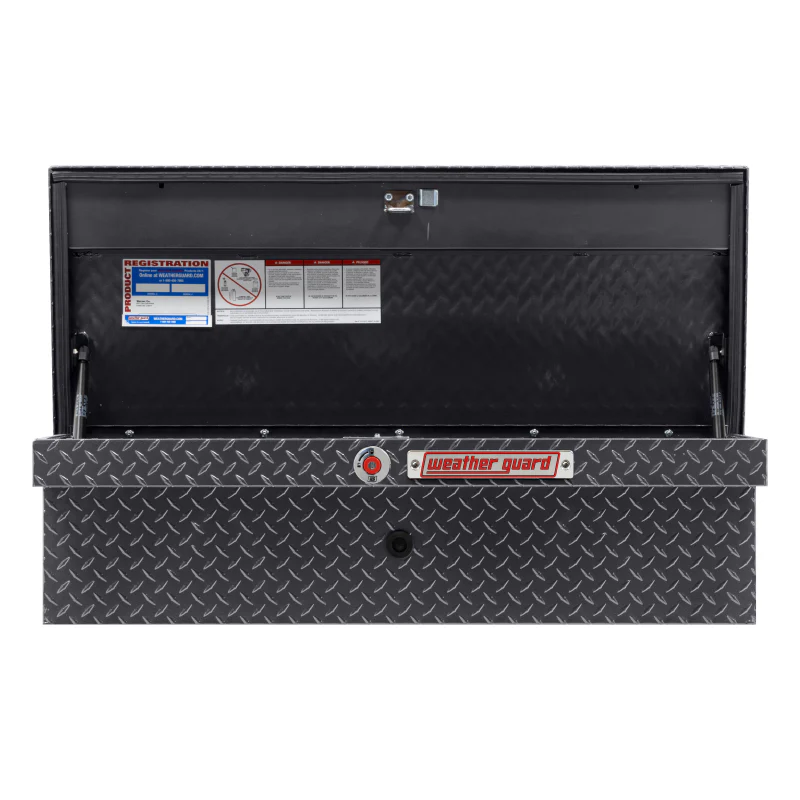 Weather Guard Side Mount Tool Box Low Profile Gray Aluminum 41X17X13 Model 180-6-04 - Image 3