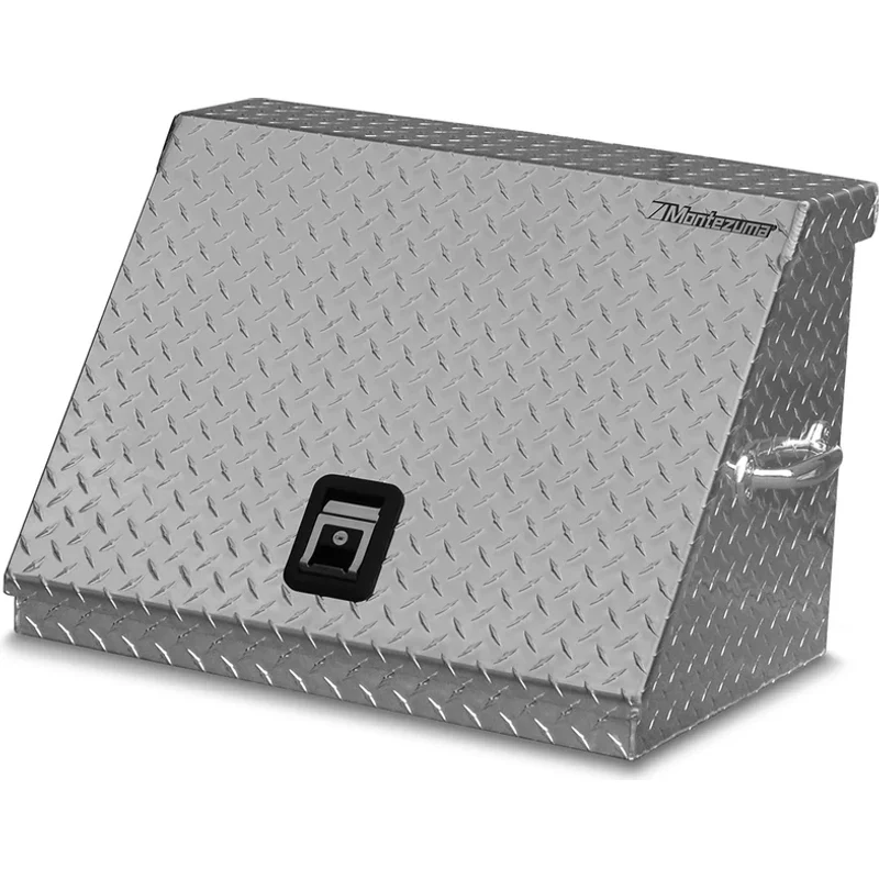 Montezuma 26 x 18 In. Aluminum Triangle® Toolbox Brite Top Mount Toolbox SE250AL - Image 3