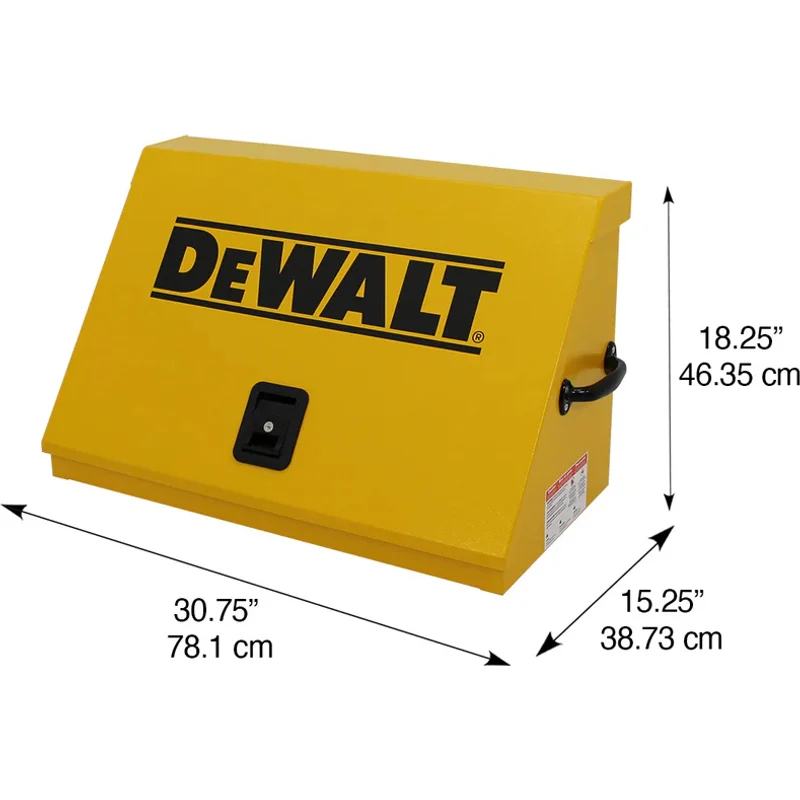 Montezuma 30 x 15 In. Steel Dewalt Triangle® Toolbox Yellow Top Mount Toolbox DXTB30YY - Image 14