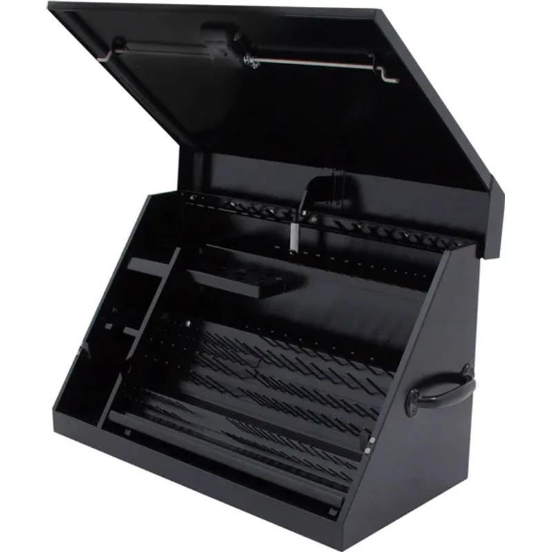 Montezuma 30 x 15 In. Steel Triangle® Toolbox Black Top Mount Toolbox DXTB30BB - Image 2