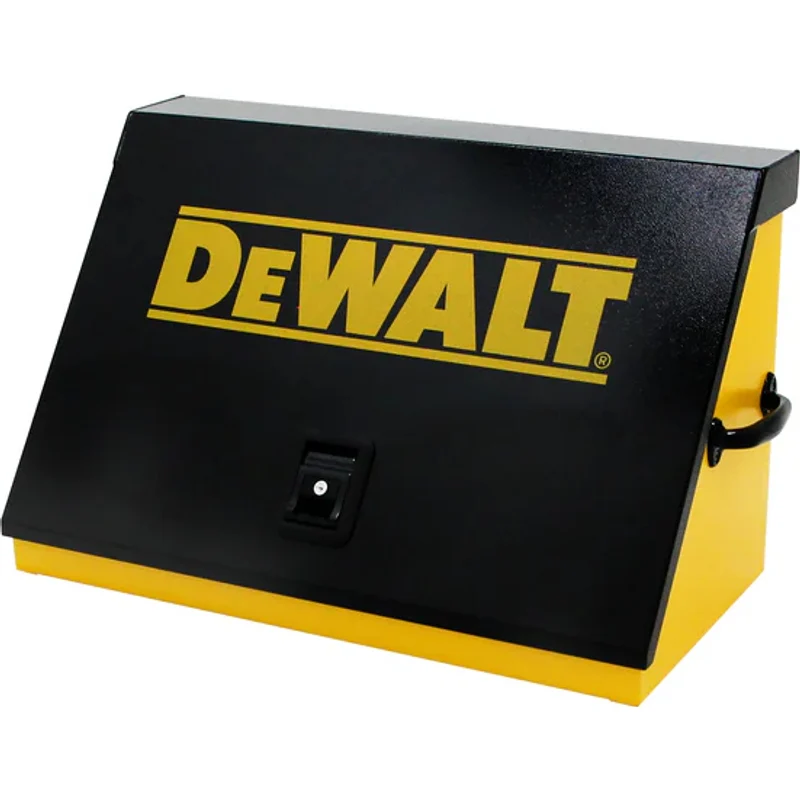 Montezuma 30 x 15 In. Steel Triangle® Toolbox Yellow/Black Top Mount Toolbox DXTB30BY - Image 9